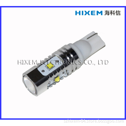 High Power Car LED Light T10 25W with 5PCS CREE LED, 450lm, Super Bright